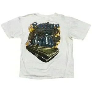 Latino Power Vintage Y2K Mexican Azteca Lowrider Art T-shirt